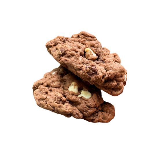 Triple Chocolate Chunk Cookies