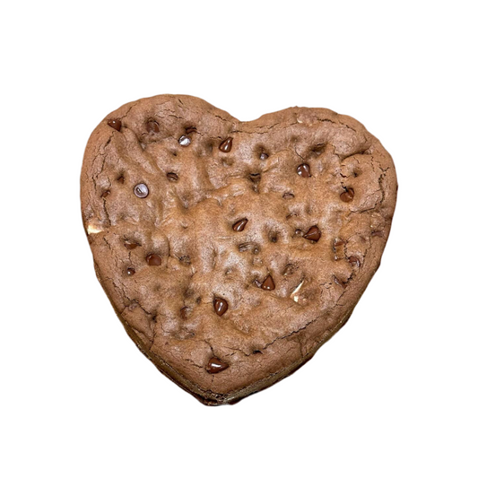 Heart-Shaped Rocky Road Cookie Cake